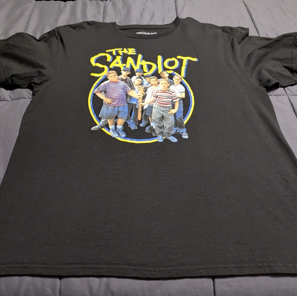 The Sandlot Movie T-shirt Black Unisex Size Large